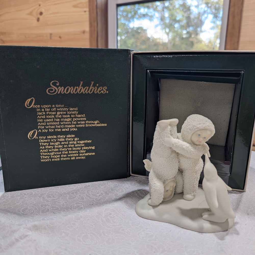 Department 56 Snowbabies Figurine - White and Cream